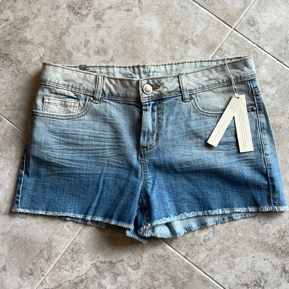 NWT LC Lauren Conrad ombré denim shorts